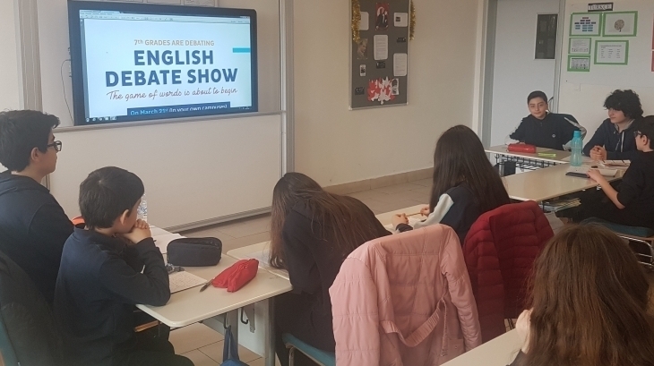 İncek Kampüsü Ortaokul Kademesi 7. Sınıflar İngilizce Münazara