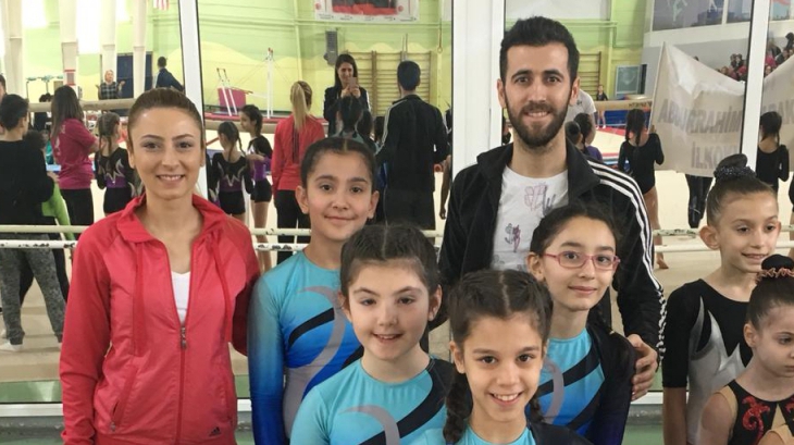 İncek Okyanus Koleji İlkokul Kademesi Öğrencileri Artistik Jimnastik Yarışmasında