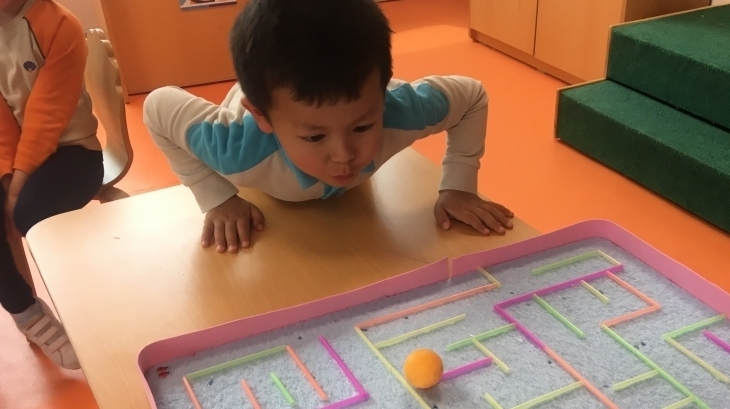 İnciler Sınıfı Sanat Etkinliği Dersinde “Labirent” Yaptı