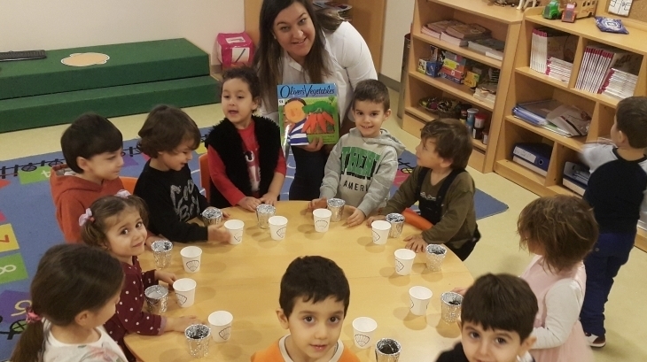 Kemerburgaz Okyanus Koleji Çiçekler Grubu İngilizce Bilingual Dersinde
