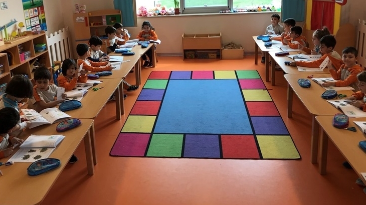 Kemerburgaz Okyanus Koleji Yıldızlar Grubu Öğrencileri Okuma Yazmaya Hazırlık Çalışmalarında