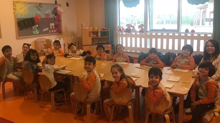 Kemerburgaz Okyanus Koleji Gökkuşağı Grubu Düşünce Becerileri Etkinliğinde