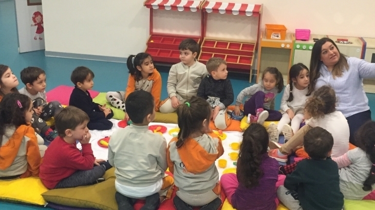 Kemerburgaz Okyanus Koleji Yunuslar Grubu İngilizce Bilingual Dersinde ‘Mevsim Değişimini ‘ Öğreniyor