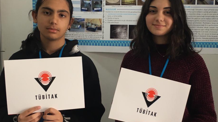 Lara Okyanus Anadolu Lisesi TÜBİTAK Bölge Finalinde