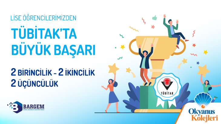 LİSE ÖĞRENCİLERİMİZDEN TÜBİTAK'TA BÜYÜK BAŞARI