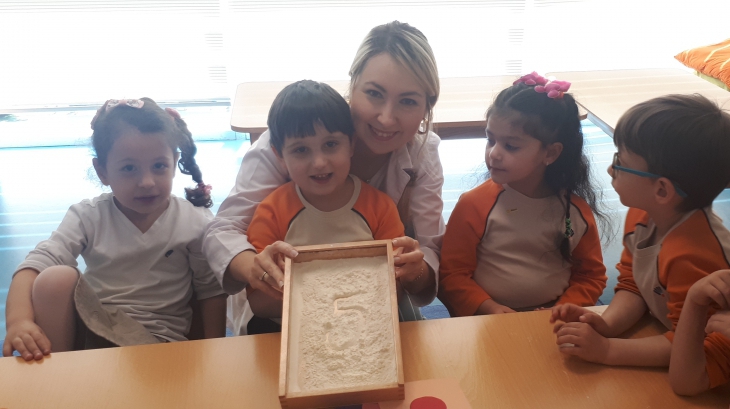 Mavişehir Okyanus Koleji Okul Öncesi İnciler Grubu Matematik Etkinliğinde