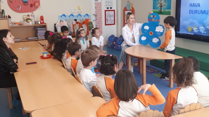 Mavişehir Okyanus Koleji Okul Öncesi İnciler Grubu Sosyal Beceri Dersinde