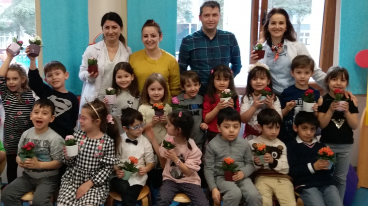 Mimarsinan Okyanus Koleji Okul Öncesi Gökkuşağı Grubu Aile Katılımı Etkinliğinde.