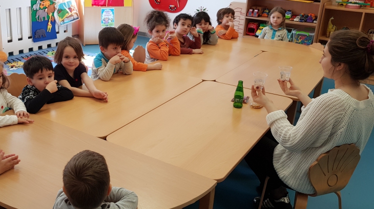 Mimarsinan Okyanus Koleji Okul Öncesi Çiçekler Grubu Fen Doğa Etkinliğinde