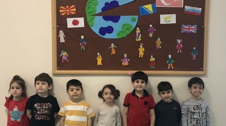 Mimarsinan Okyanus Koleji Okul Öncesi Mercanlar Grubu Sanat Etkinliğinde