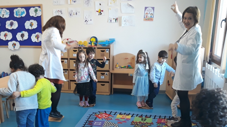 Mimarsinan Okyanus Koleji Okul Öncesi Mercanlar Grubu Playtime Etkinliğinde