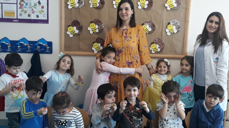 Mimarsinan Okyanus Koleji Okul Öncesi Mercanlar Grubu Aile Katılım Etkinliğinde