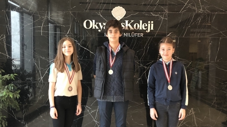 Nilüfer Okyanus Koleji 6. Sınıf Öğrencileri NÖS-4 Sınavında Derece Aldı