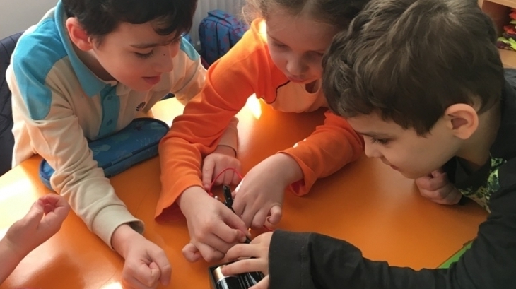 Okul Öncesi A Grubu Öğrencileri Fastrackids Dersinde