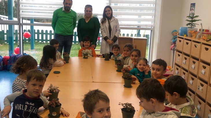Okul Öncesi Deniz Yıldızı Grubu Öğrencileri Aile Katılım Çalışmasında