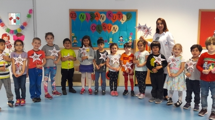 Okul Öncesi Gruplarının 23 Nisan Ulusal Egemenlik ve Çocuk Bayramı Coşkusu