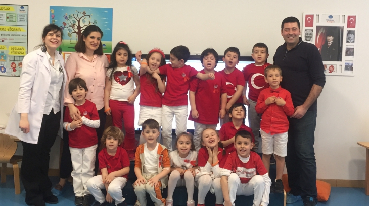 Okul Öncesi Güneş Grubu Öğrencileri Aile Katılımı Etkinliğinde