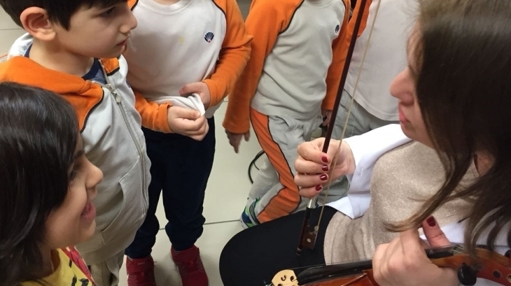 Okul Öncesi Mercan Grubu Müzik Dersinde Keyifli Zaman Geçirdiler.