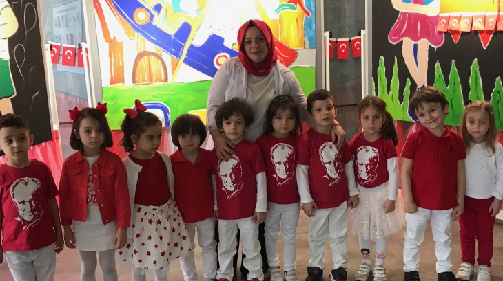 Okul Öncesi Öğrencileri 23 Nisan Ulusal Egemenlik ve Çocuk Bayramını Coşkuyla Kutladı
