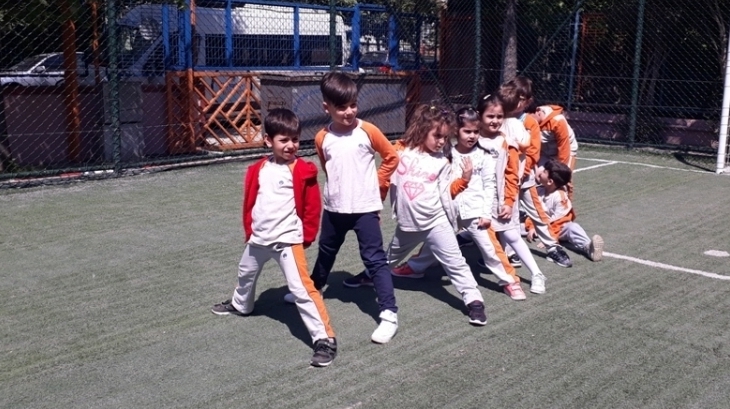 Okul Öncesi Yıldızlar Grubu Oyun Hareket Etkinliğinde