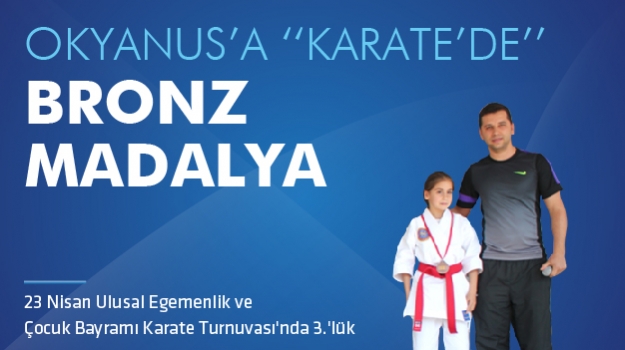 Okyanus, Karate Turnuvası'nda 3. Oldu