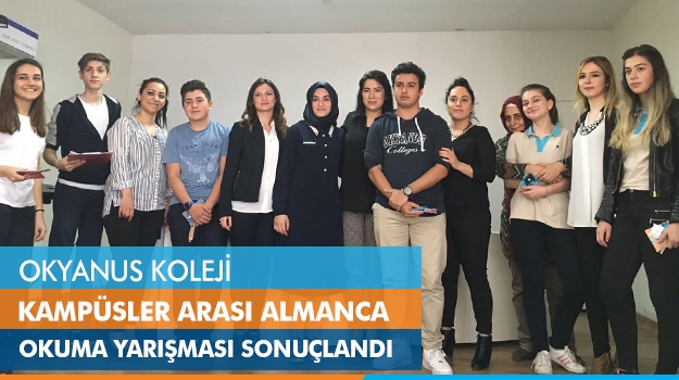 Okyanus Koleji Kampüsler Arası Almanca Okuma Yarışması Sonuçlandı