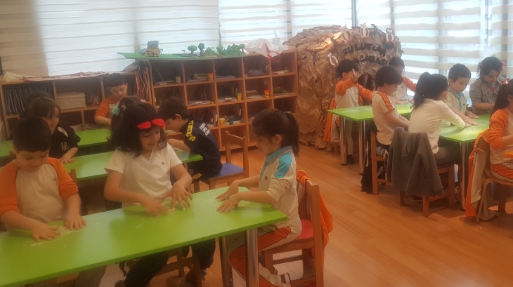 Okyanus Koleji Okul Öncesi Bulutlar Grubu Oyun Dersinde