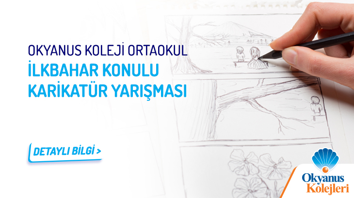 Okyanus Kolejleri Ortaokul Öğrencileri Karikatür Yarışması