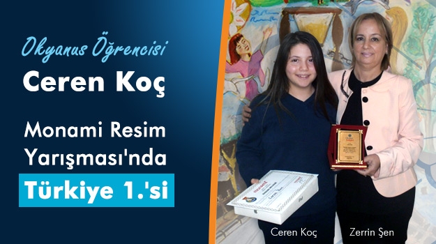 Okyanus, Monami Resim Yarışması'nda Bu Yıl da Türkiye 1.'si