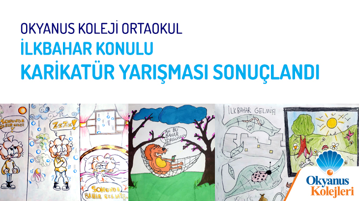 Ortaokul İlkbahar Konulu Resim - Fotoğraf - Karikatür Yarışmaları Sonuçlandı