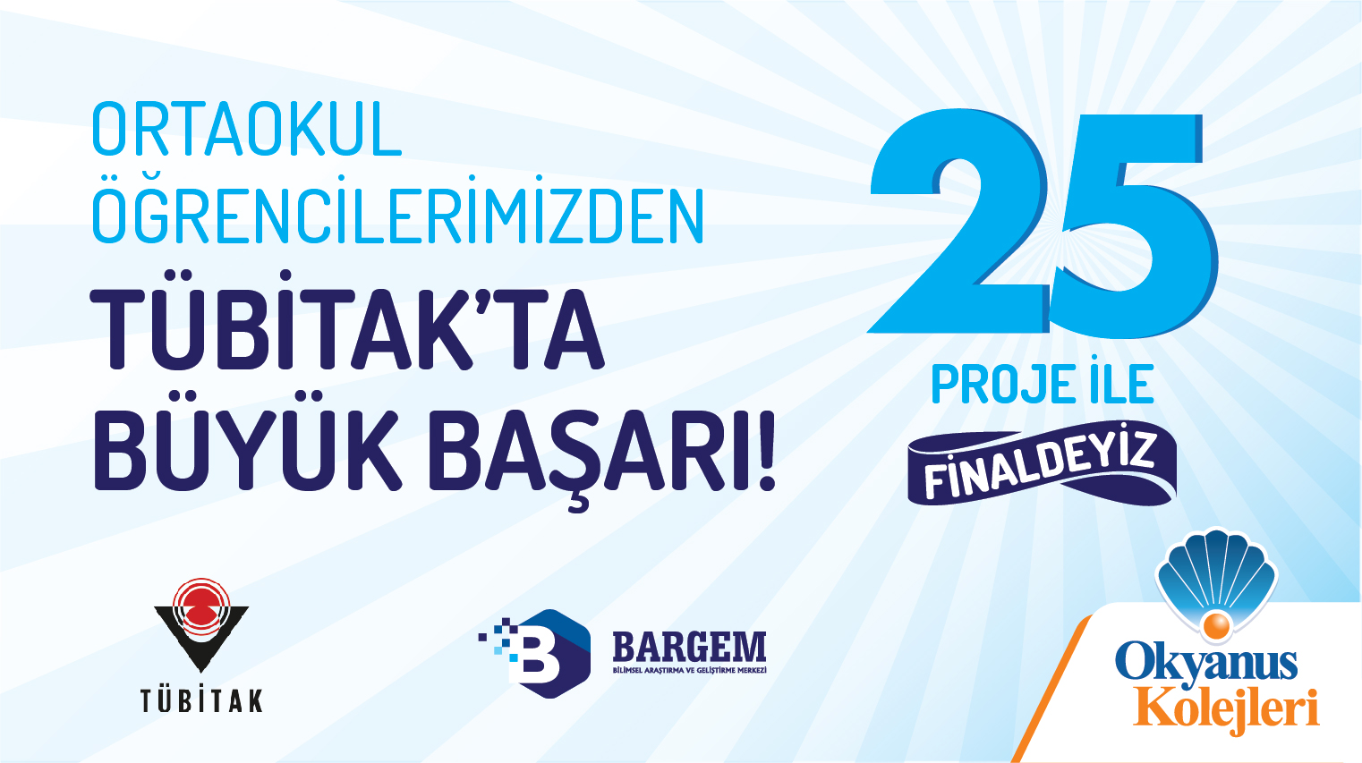 ORTAOKUL ÖĞRENCİLERİMİZ 25 PROJE İLE TÜBİTAK BÖLGE FİNALLERİNDE