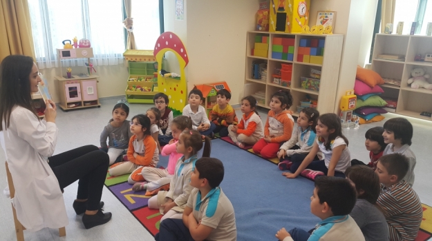 Sancaktepe Okul Öncesi Yıldızlar Grubu İngilizce Bilingual Dersinde