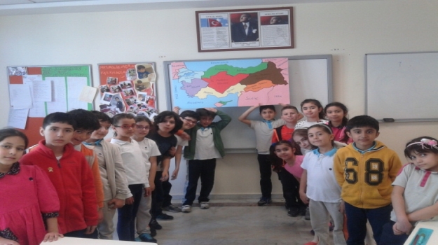 Sancaktepe Okyanus Öğrencileri Coğrafi Bölgeleri Öğreniyor