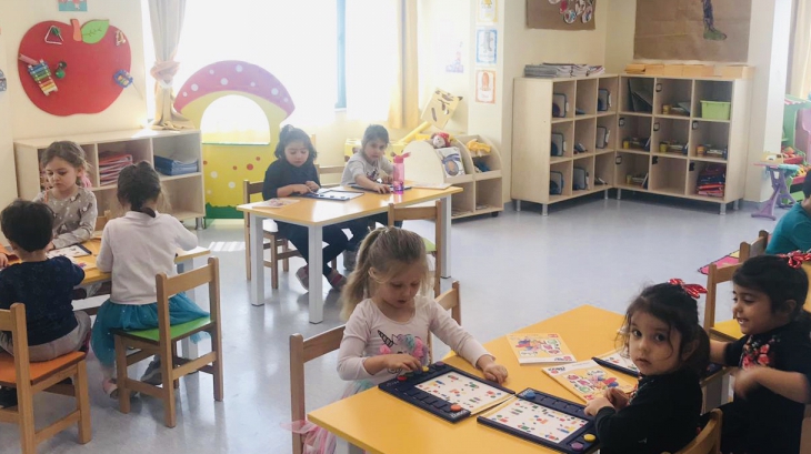 Sancaktepe Okyanus Koleji Okul Öncesi Deniz Yıldızı Grubu Öğrencileri Düşünce Becerileri Etkinliğinde