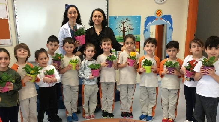 Sancaktepe Okyanus Koleji Okul Öncesi Gezegenler Grubu Öğrencileri Aile Katılımı Etkinliğinde