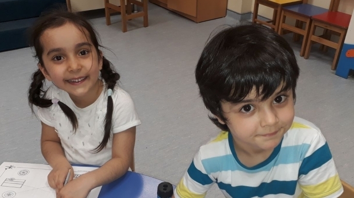 Sancaktepe Okyanus Koleji Okul Öncesi Güneş Grubu Öğrencileri Fastrackids Dersinde