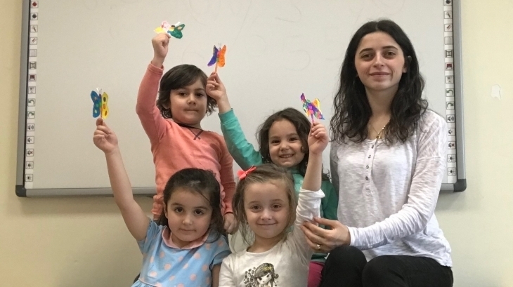 Sancaktepe Okyanus Koleji Okul Öncesi İnciler Grubu Öğrencileri Sanat Etkinliğinde