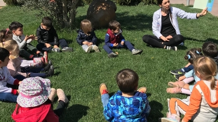 Sancaktepe Okyanus Koleji Okul Öncesi Kuşlar Grubu Öğrencileri Türkçe Dil Etkinliğinde