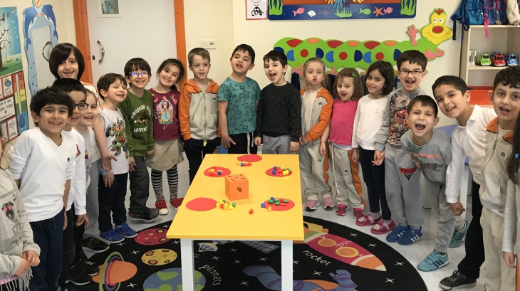 Sancaktepe Okyanus Koleji Okul Öncesi Yıldızlar Grubu Öğrencileri Matematik Etkinliğinde