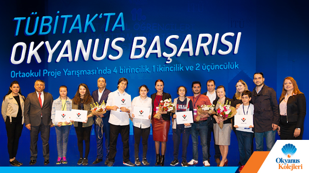 Tübitak Ortaokul Proje Yarışması'nda Okyanus'un Başarısı