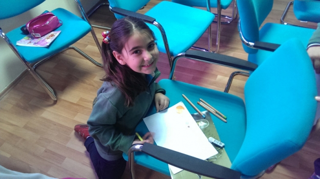 2. Sınıflar'dan "Uzay" Temalı Resimler