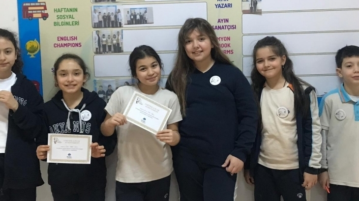 5. ve 6. Sınıf 'English Champion Of The Week' Öğrencileri Belli Oldu
