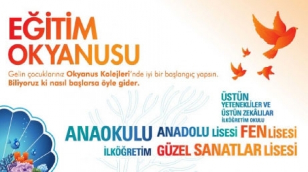Anaokulu, Anadolu Lisesi, Fen Lisesi, İlköğretim, Okul Öncesi, Güzel Sanatlar Lisesi