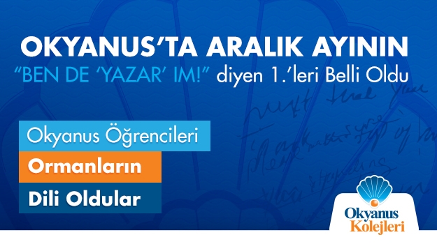 Aralık Ayında 'Ben de Yazarım' Diyen 1.ler Belli Oldu