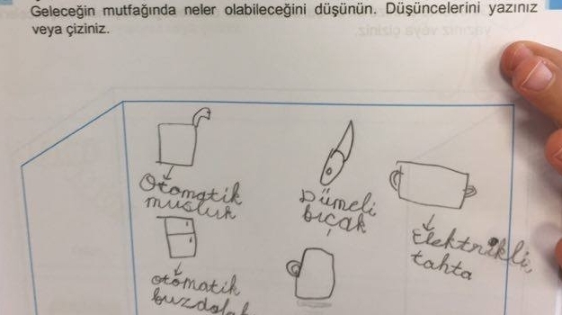 Ataşehir Üstün Zekalılar 1-D Sınıfı Öğrencileri Yaratıcılık Dersinde