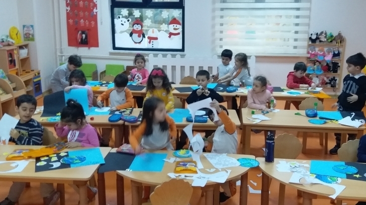 Avcılar Gezegenler Grubu Öğrencileri Sanat Etkinliğinde