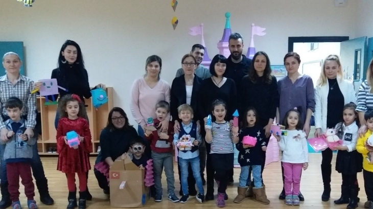Avcılar Okyanus Koleji Öğrencileri Ailemle Oyuncak Tasarlıyorum Etkinliğinde