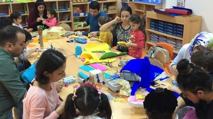 Avcılar Okyanus Koleji Öğrencileri Ailemle Oyuncak Tasarlıyorum Etkinliğinde