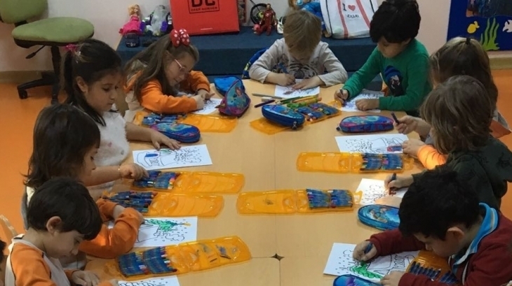 Avcılar Yıldızlar Grubu öğrencileri Sanat Etkinliğinde