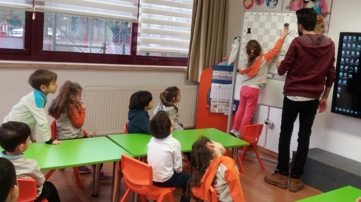 Bahçelievler Okul Öncesi Yıldızlar Grubu Satranç Eğitiminde